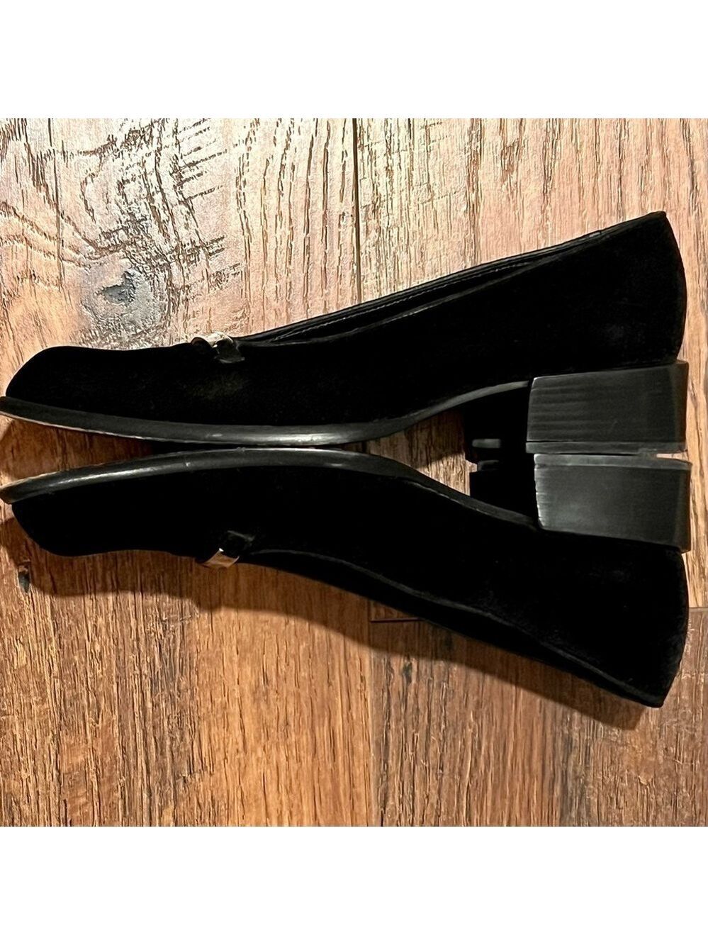 Moschino black suede loafers. Made in Italy Size 37 - Picture 7 of 9